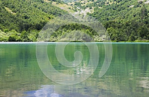 Baduk mountain lake of Teberda and Dombai