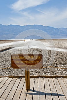 Badwater Basin in Death Valley photo