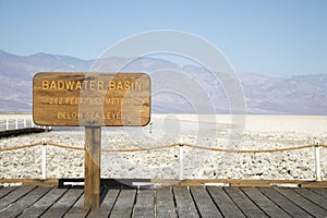 Badwater Basin in Death Valley