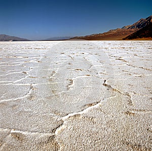 Badwater Basin in Death valley, California photo