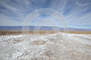 Badwater Basin salt flat, Death Valley