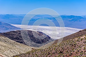 Badwater basin seen from Dante's view, Death Valley National Park, California, USA