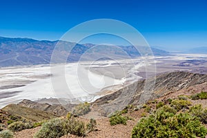 Badwater basin seen from Dante's view, Death Valley National Park, California, USA