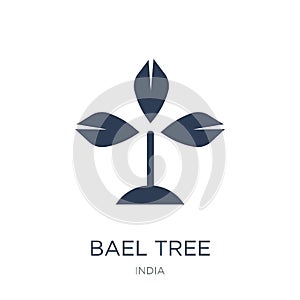 Bael tree icon. Trendy flat vector Bael tree icon on white background from india collection