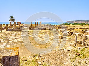 Baelo Claudia Archaeological Site. Tarifa, Cadiz, Andalusia, Spain photo