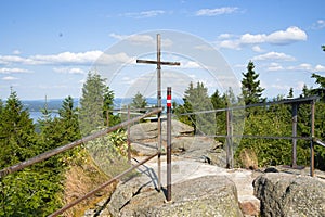 Baerenstein with summit cross - Austria