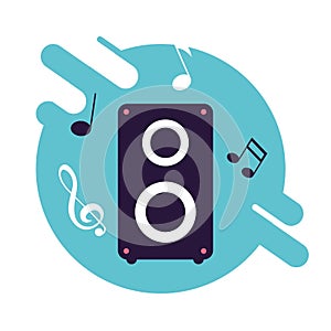 baffle audio with notes music