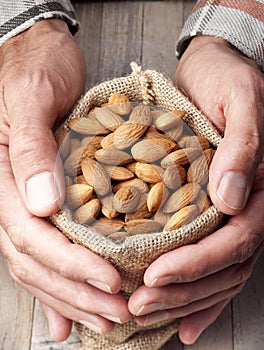 Bag OF Almonds Nuts