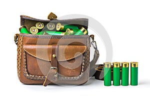 Bag with ammunition