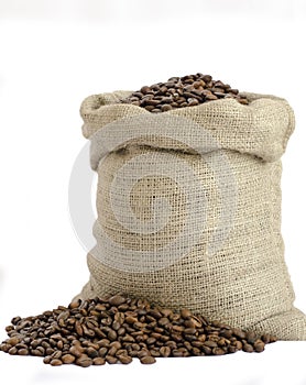 Bag of coffee beans