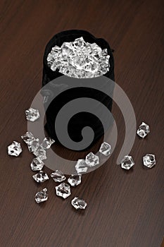 Bag of diamonds photo