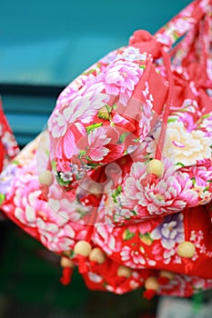 A bag of Fukubukuro resembles luck and wishes photo