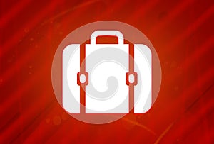 Bag icon isolated on abstract red gradient magnificence background