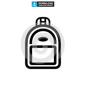bag icon or logo isolated sign symbol vector illustration