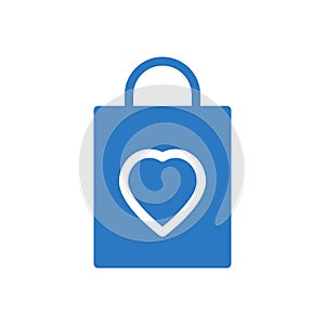 Bag vector glyph colour icon
