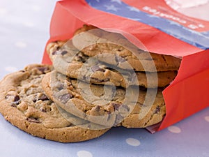 Bag Of Milk Chocolate Chip Cookies