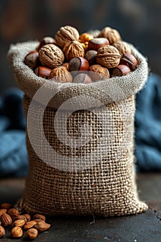 Bag of Nuts on Table, A Nutty Delight in Plain Sight