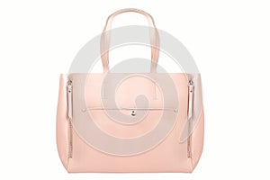 bag pink isolated on white background