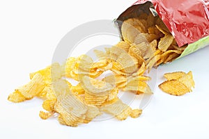 Taška z zemiakov čipy 