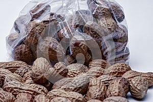 Bag of roasted peanuts