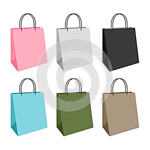 Bag shopping vector design