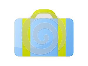Bag travel single isolated icon with smooth style