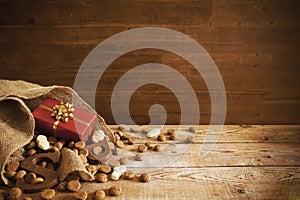 Bag with treats, for Dutch holiday 'Sinterklaas'