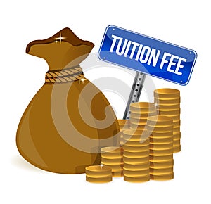 Bag with tuition fee