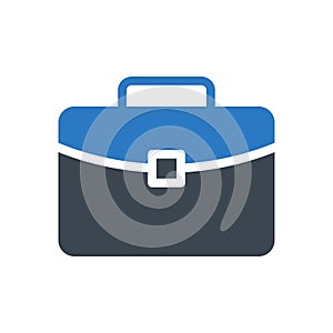 Bag vector glyph colour icon