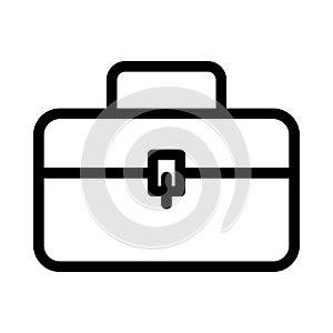 Bag thin line vector icon
