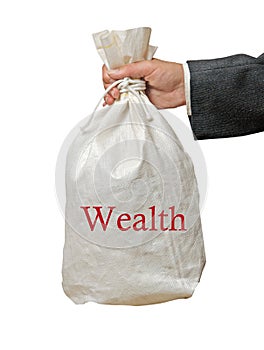 Bag with wealth