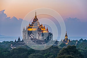 Bagan, Myanmar temples in the Archaeological Zone