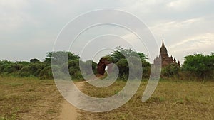 Bagan road in rural area