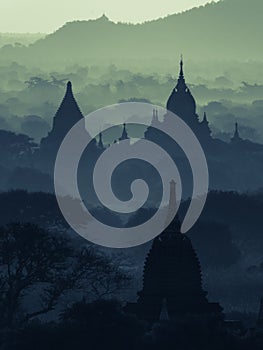 Bagan Silhouette