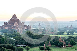 Bagan Sunset in Myanmar Nov 2014