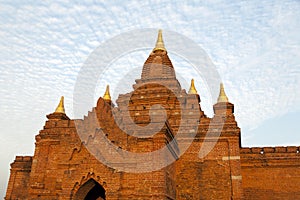 Bagan Temples with Dramatic Light