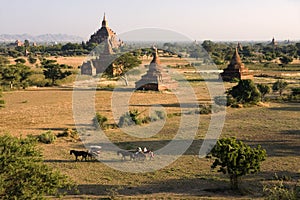 Bagan temples in Myanmar (Burma)