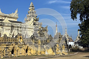 Bagaya Monastery - Innwa (Ava) - Myanmar (Burma) photo