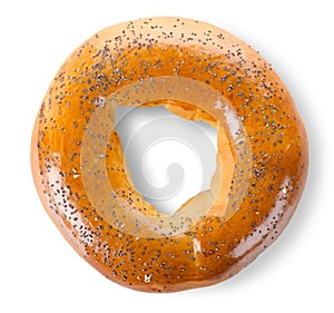 Bagel with poppy seeds