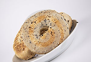 bagels isolated