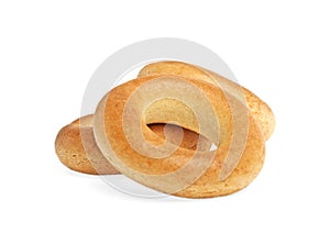 Bagels isolated on a white background