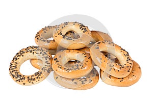 Bagels with poppy seeds