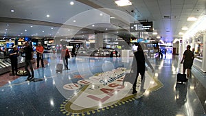 Baggage Claim at an airport - McCarran International Las Vegas - LAS VEGAS-NEVADA, OCTOBER 11, 2017