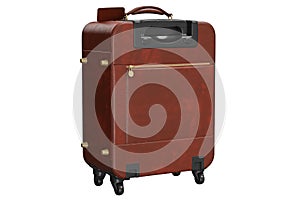 Baggage travel leather