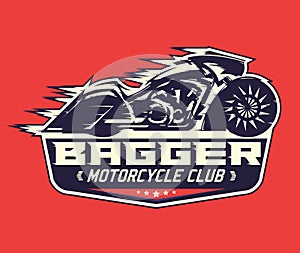 Bagger Motorcycle badge