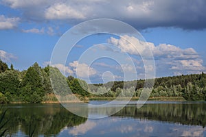 On the Baggersee lake