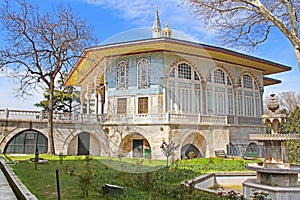 Baghdad Kiosk situated in the Topkapi Palace, Istanbul, Turkey