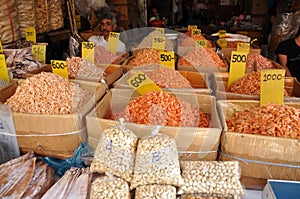 Bagkok, Thailand: Dried Shrimp, Nuts, Foods