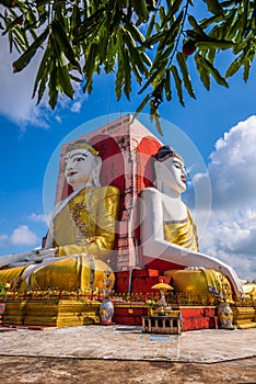 Bago, Myanmar Four Faces of Buddha at Kyaikpun Buddha