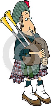 Bagpipe Player photo